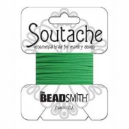 Beadsmith Cordón soutache de poliéster 3mm - Grass green